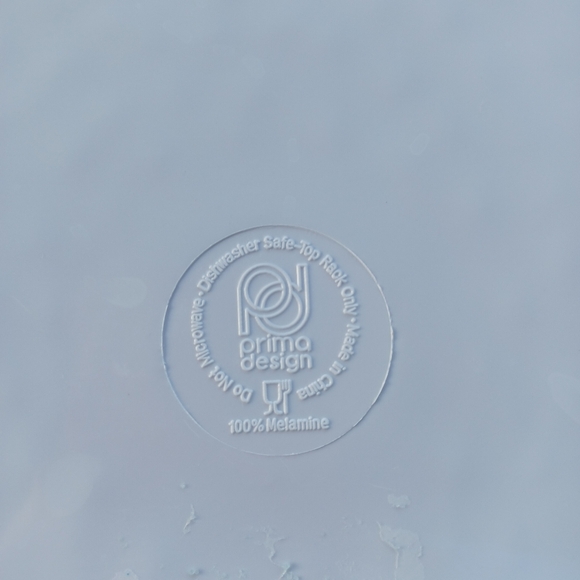 Prima Design 6 Melamine Dinner Plates NWOT - Picture 6 of 6